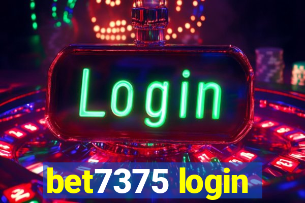 bet7375 login